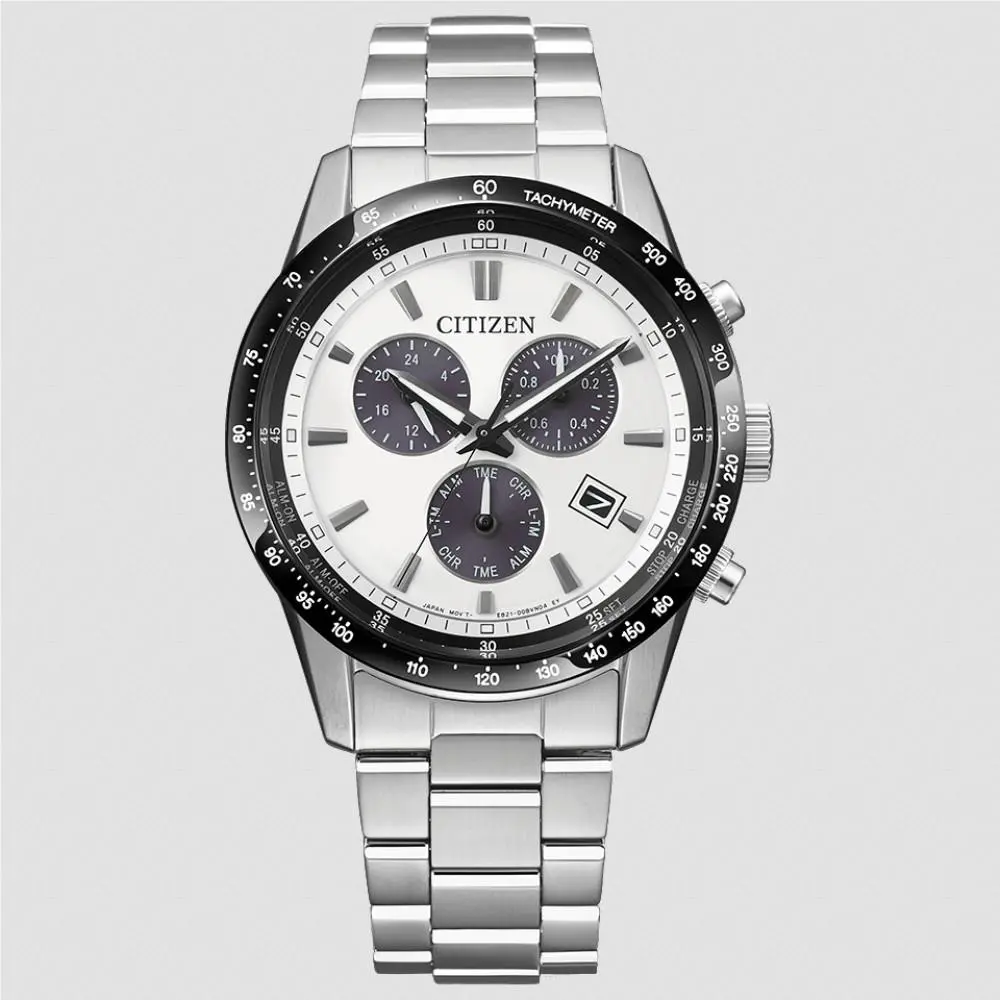 Citizen BL5614-59A Collection White Dial Perpetual Calendar Alarm Men`s Watch