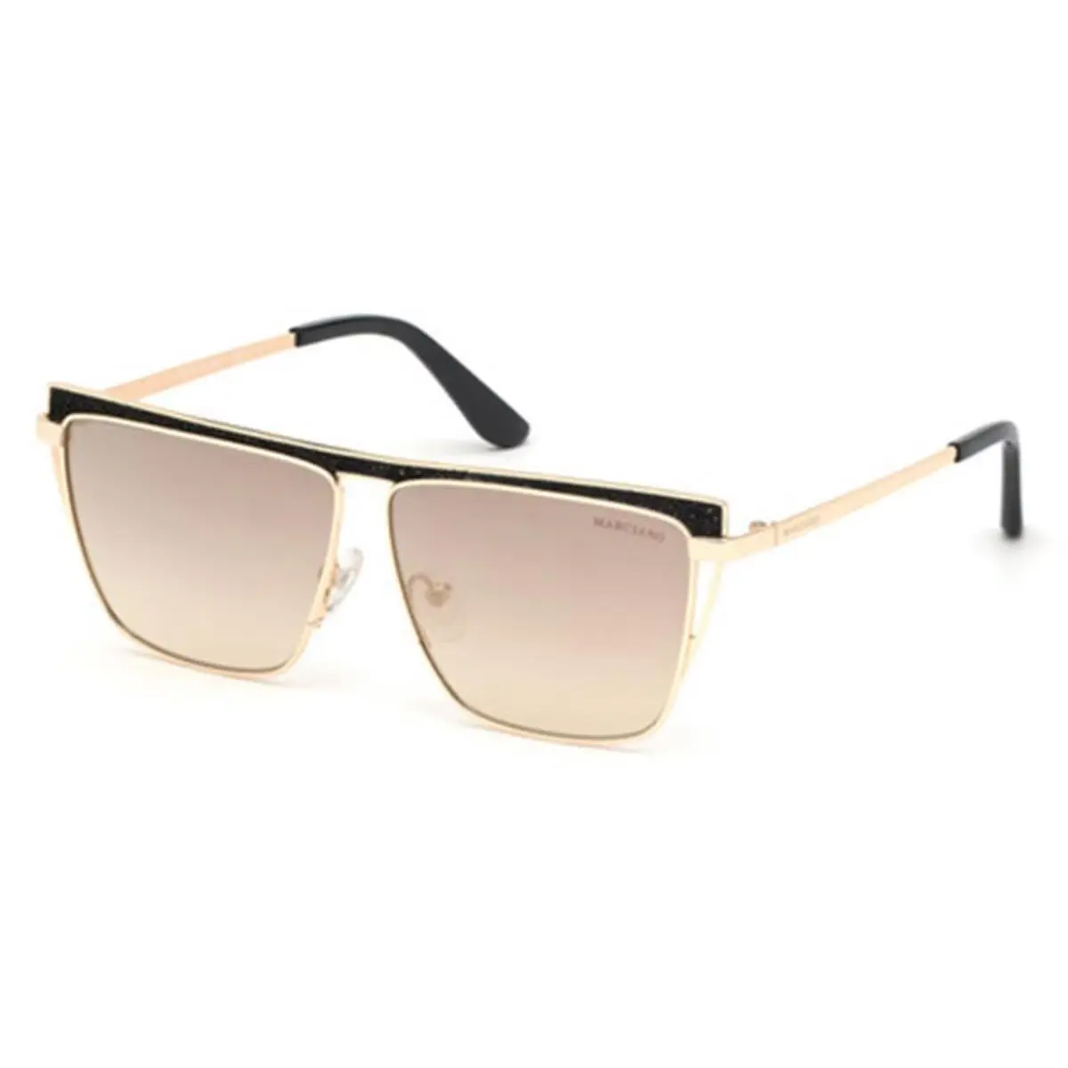 Marciano By Guess GM0797 32C Gold Metal Mirrored Sunglasses 57-10-140 W/box Case