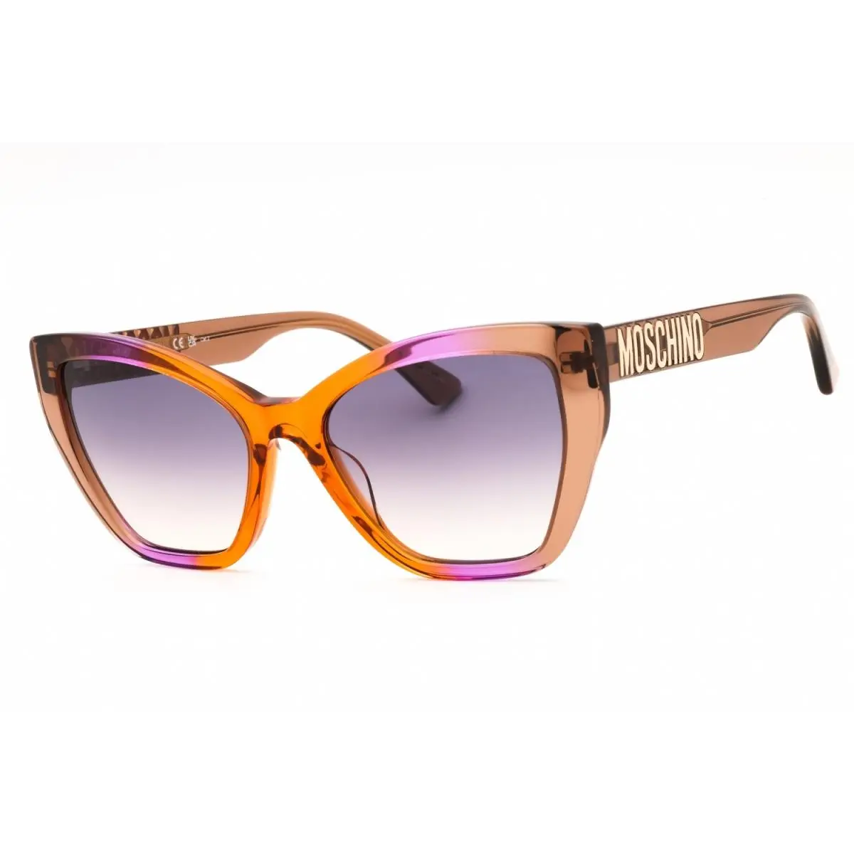 Moschino MOS155-12J-55 Sunglasses Frame Size 55mm 140mm 18mm Brownorange Women