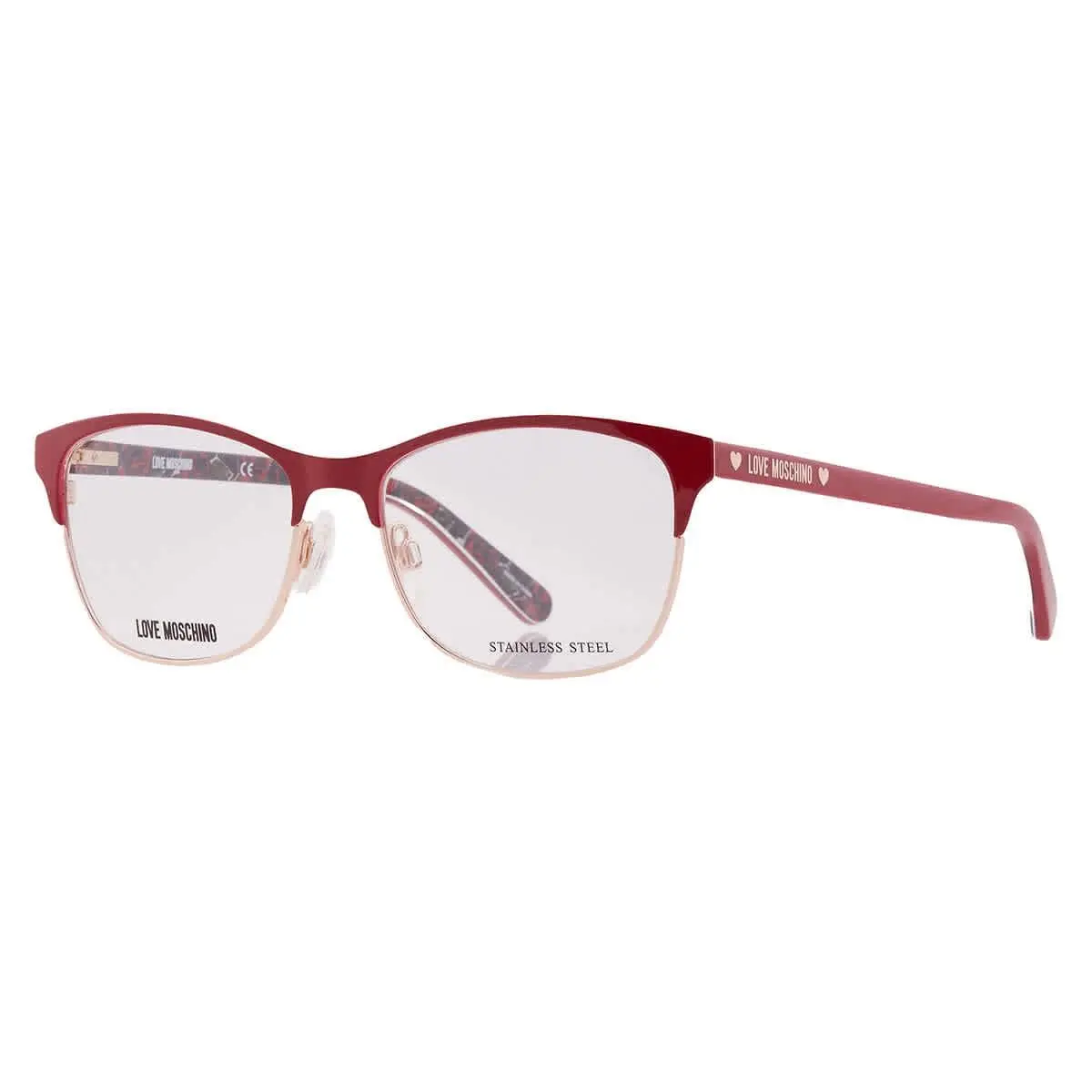 Moschino Demo Square Ladies Eyeglasses MOL526 0C9A 53 MOL526 0C9A 53