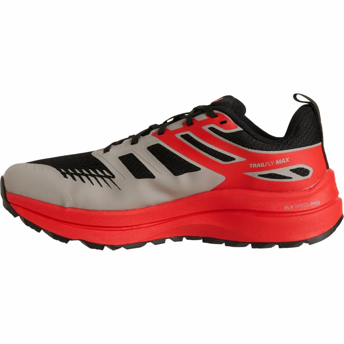inov-8 shoes - Black Light Grey Red 2