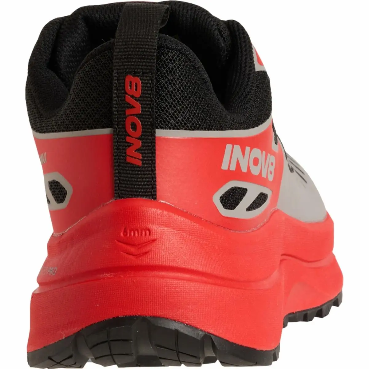 inov-8 shoes - Black Light Grey Red 7