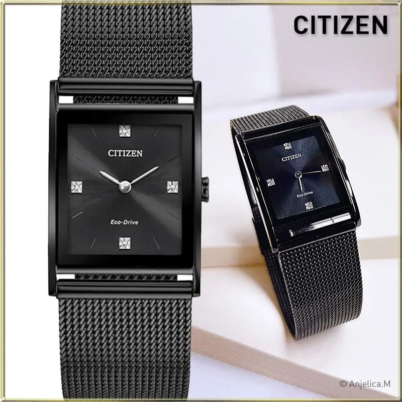 Citizen Eco Drive Black Dial Mens Watch BL6008-53E