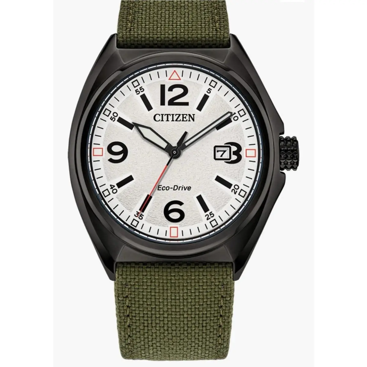 Citizen Eco-drive Nylon Strap Green Watch J810-00C7D03