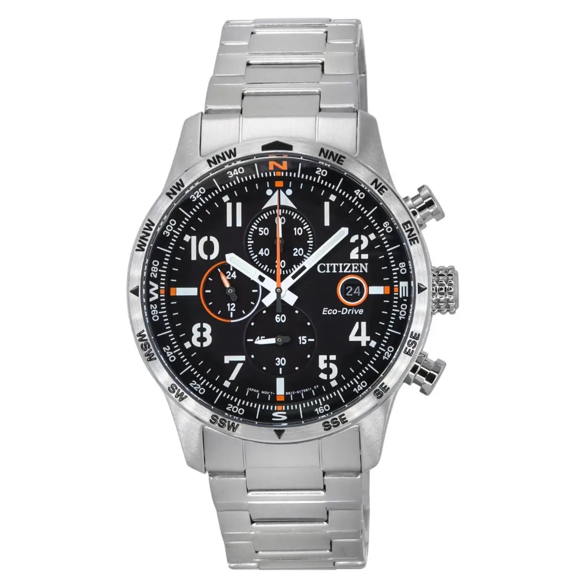 Citizen Eco-drive Black Dial Chronograph 100M CA0790-83E Men`s Watch