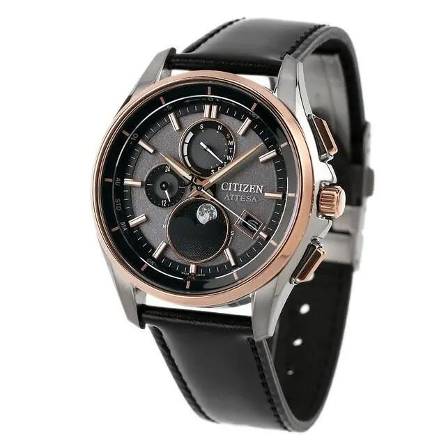Citizen Attesa Super Titanium Moonphase Sapphire Crystal Men`s Watch BY1004-17X