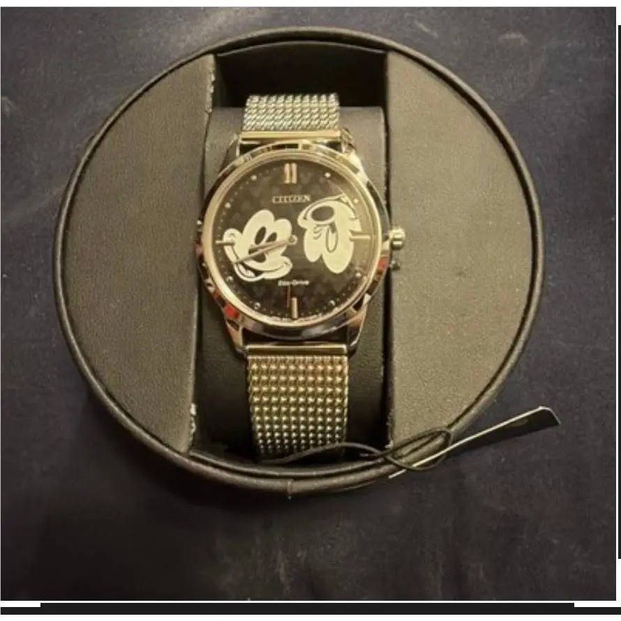 Citizen Disney Mickey Mouse Eco-drive Stainless Steel Mesh Watch FE7060-56W