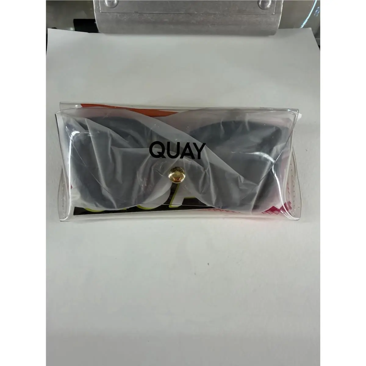 Quay After Hours Large Square Women`s Sunglasses Matte Black Smoke by QUAY