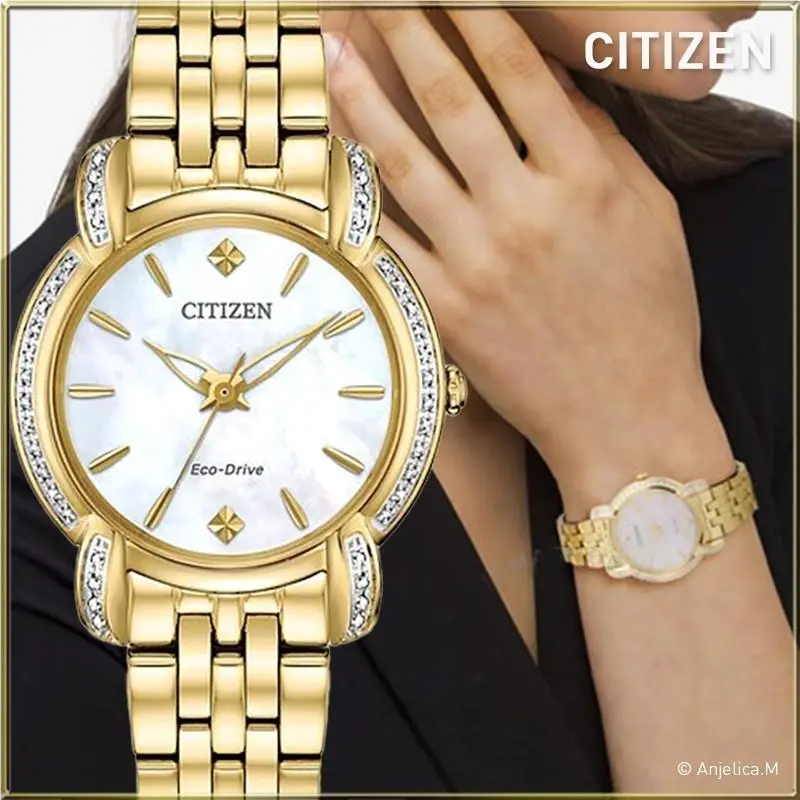 Citizen Jolie Quartz Mother of Pearl Dial Ladies Watch EM0692-54D