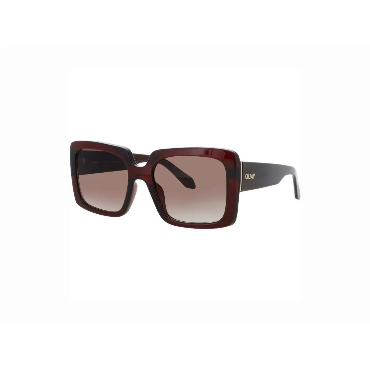 Quay Total Vibe NO-NS-1581-BRN-BRN Women`s Brown Frame/brown Lenses Sunglasses by QUAY