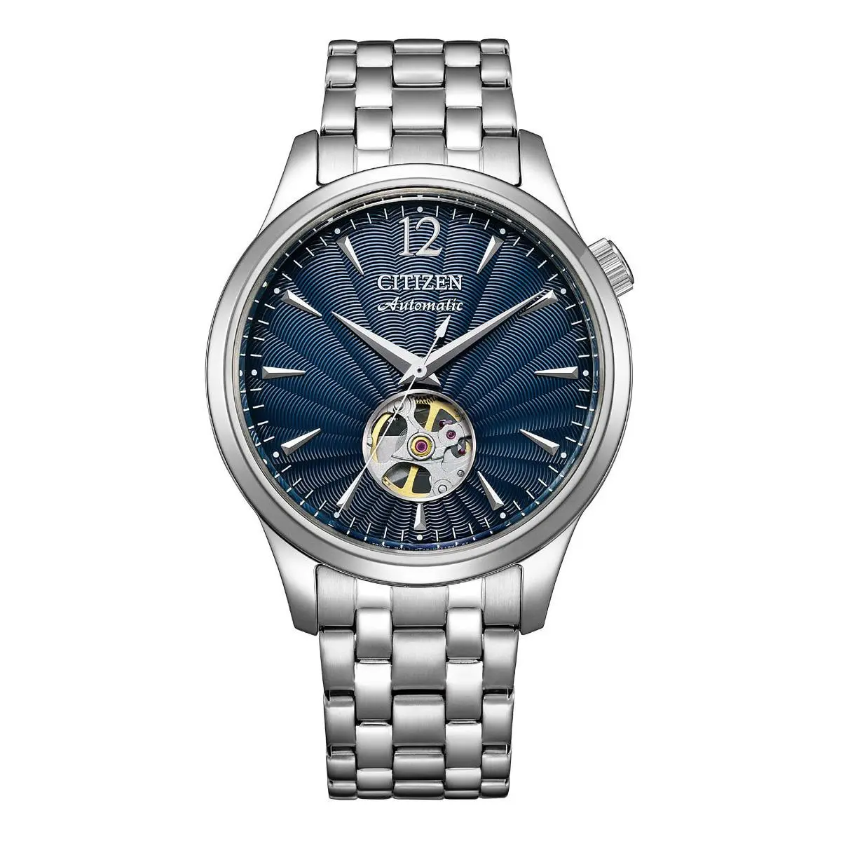 Citizen NH9131-73L Automatic Blue Dial Open Heart Men`s Watch