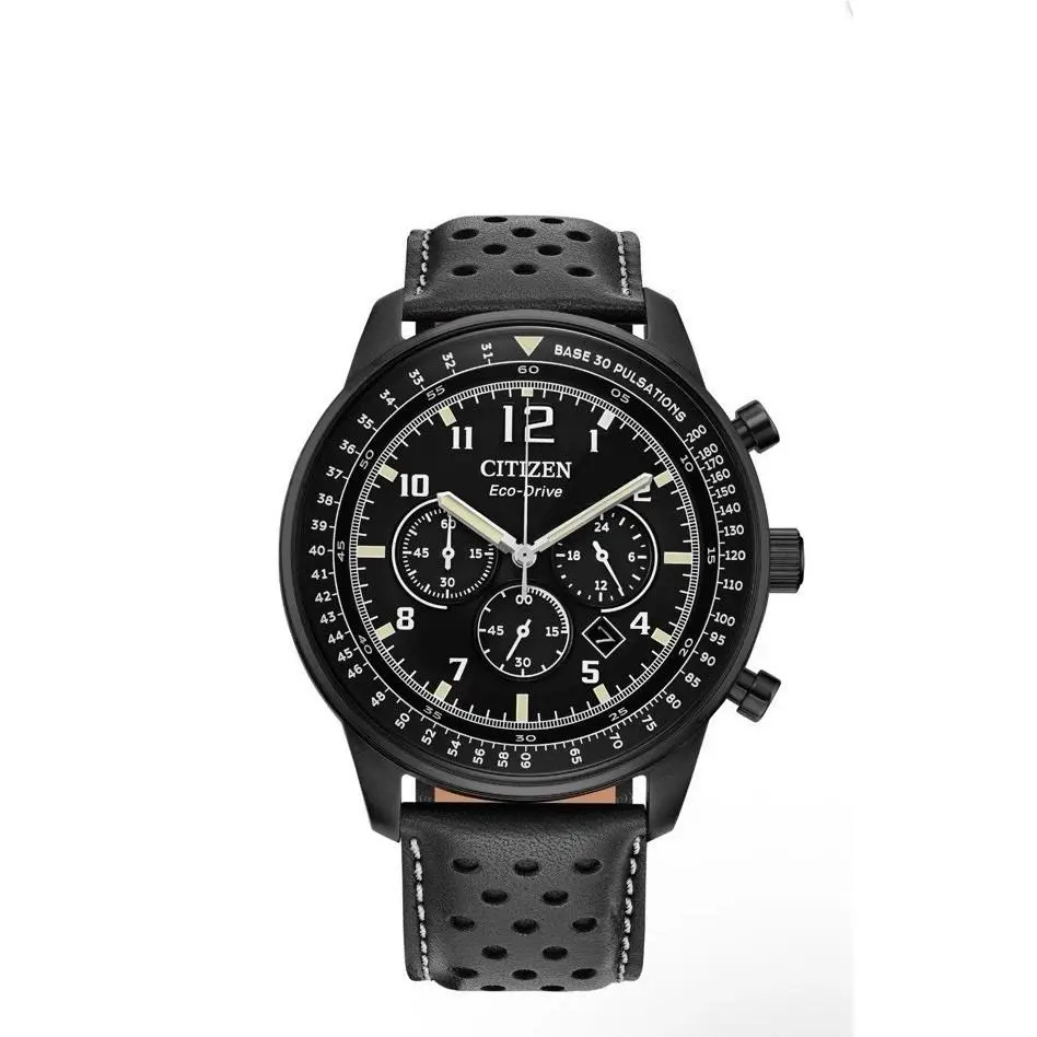 Citizen Eco-drive Sport Casual Stainless Steel Black Dial Men`s