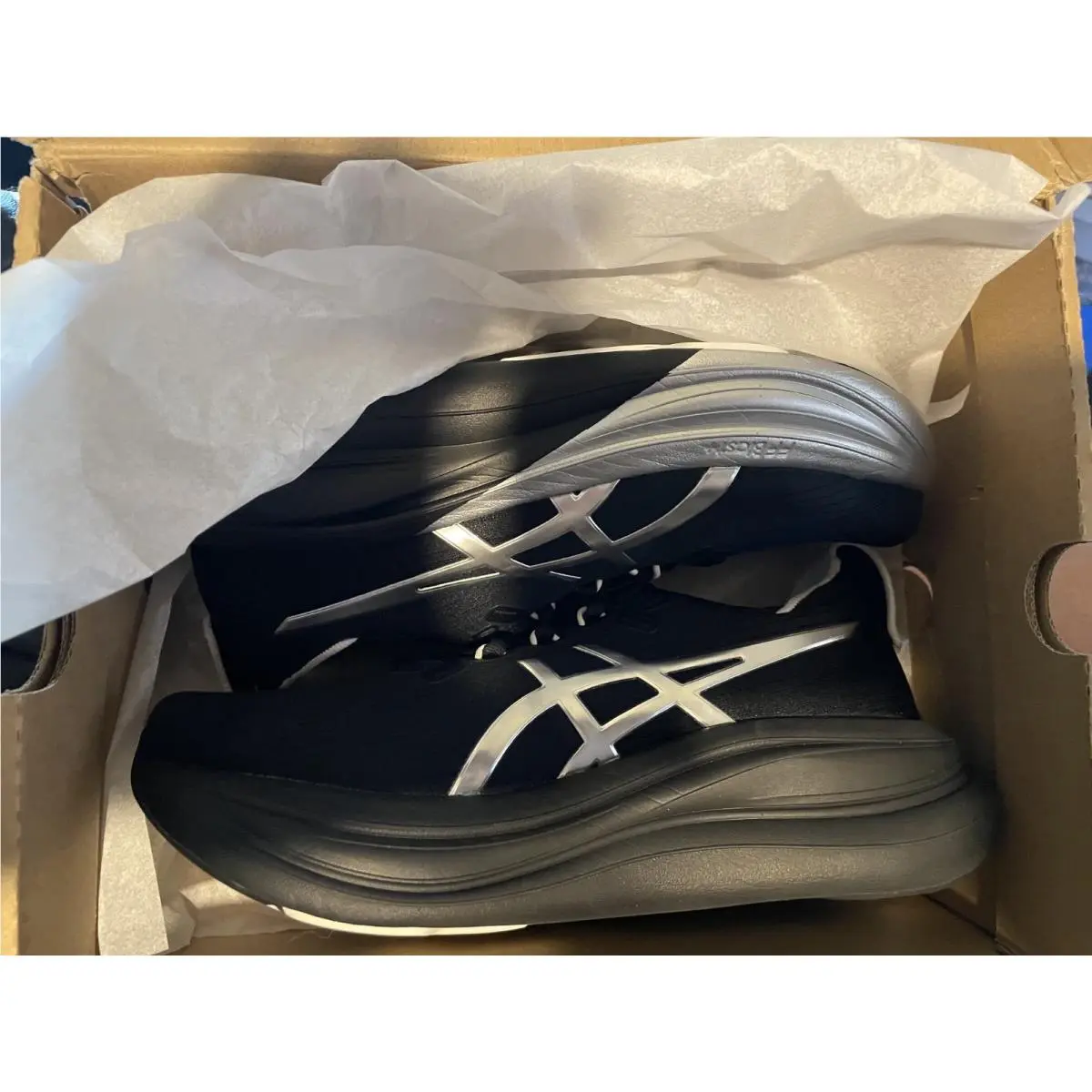 Asics shoes - Gel-Nimbus 28 - 1012B978001 - Platinum/Black (UPC: 199023159106) 4