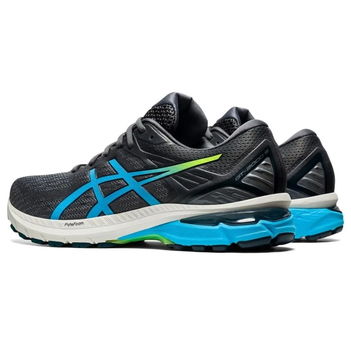 Size 13 - Asics Men`s GT-2000 9 Carrier Grey/ Digital Aqua 1011A983-022