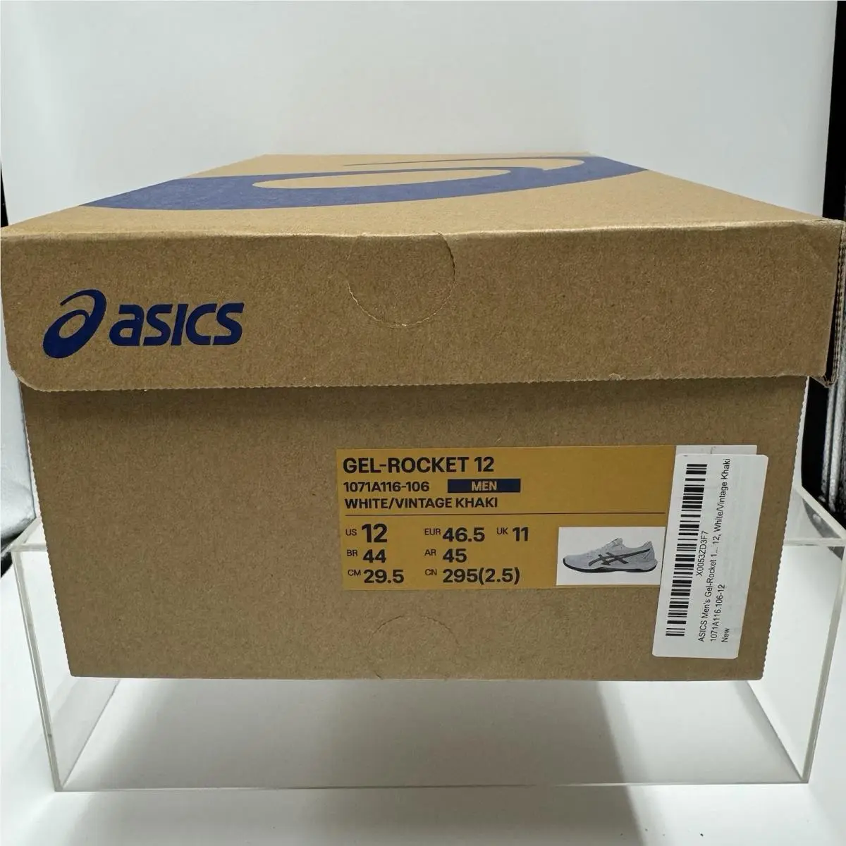 Asics shoes - Asics Gel Rocket 12 - Gel Rocket - 1071A115 - White 8