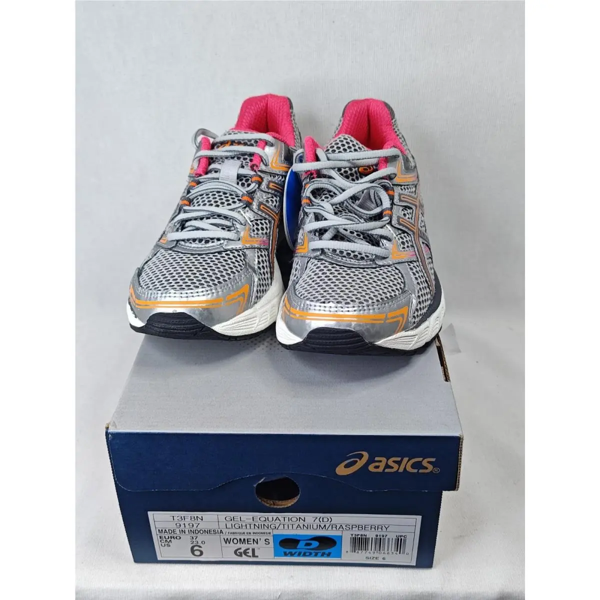 Asics shoes - Asics Gel Equation 7 - Gel Equation - T3F8N - Silver/ Gray/ Raspberry 8