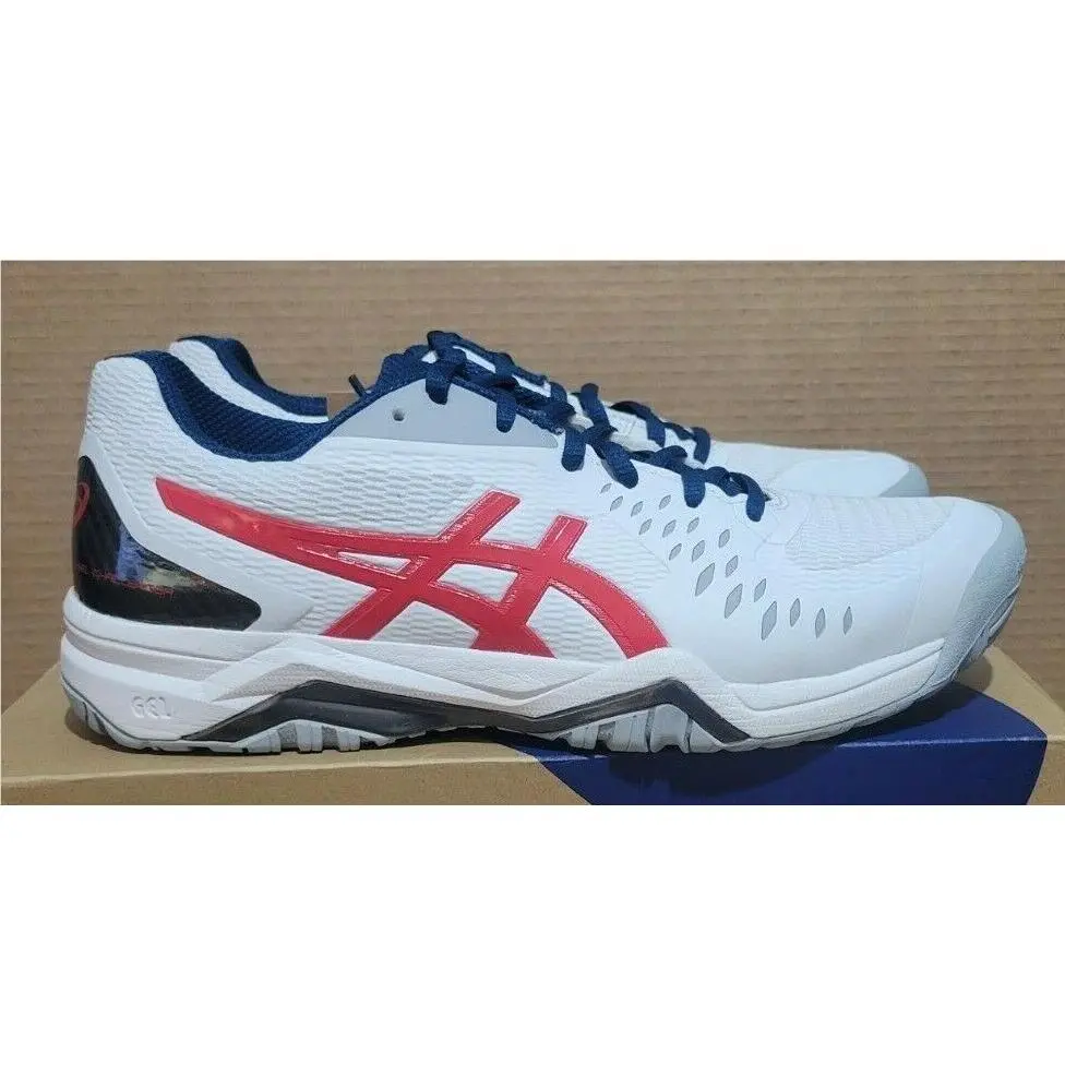 Asics shoes - ASICS GEL-Challenger 12 - 104A045-117 - White/Classic Red 3 (UPC: 194851282767) 1