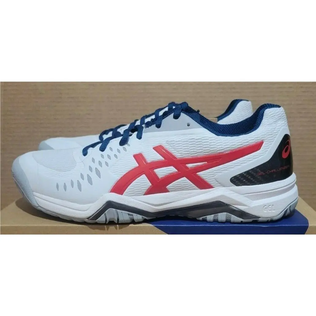 Asics shoes - ASICS GEL-Challenger 12 - 104A045-117 - White/Classic Red 3 (UPC: 194851282767) 3