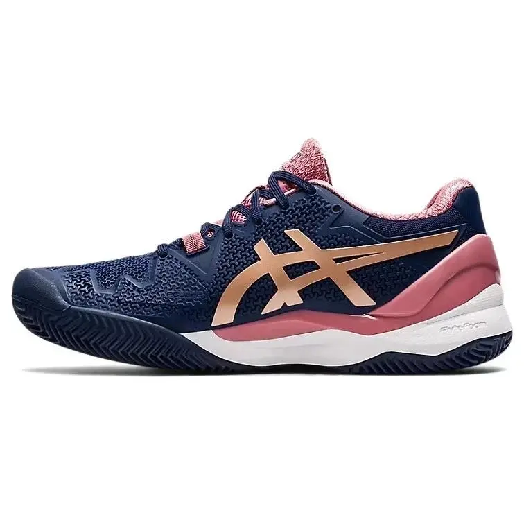 Asics shoes - ASICS Gel-Resolution 8 Clay - Clay - 1042A070-404 - Peacoat/Rose Gold 0