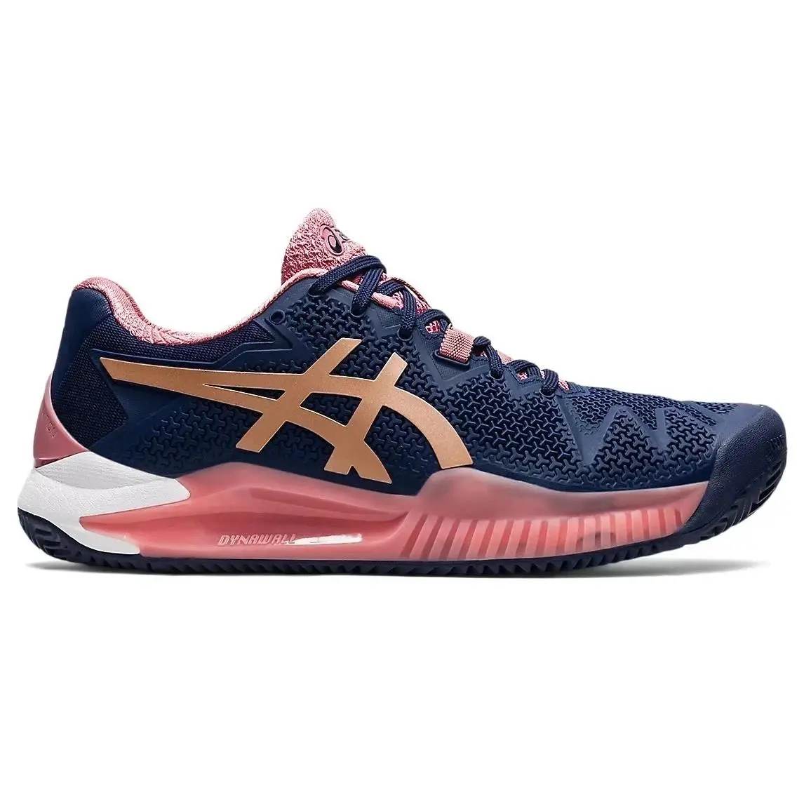 Asics shoes - ASICS Gel-Resolution 8 Clay - Clay - 1042A070-404 - Peacoat/Rose Gold 1