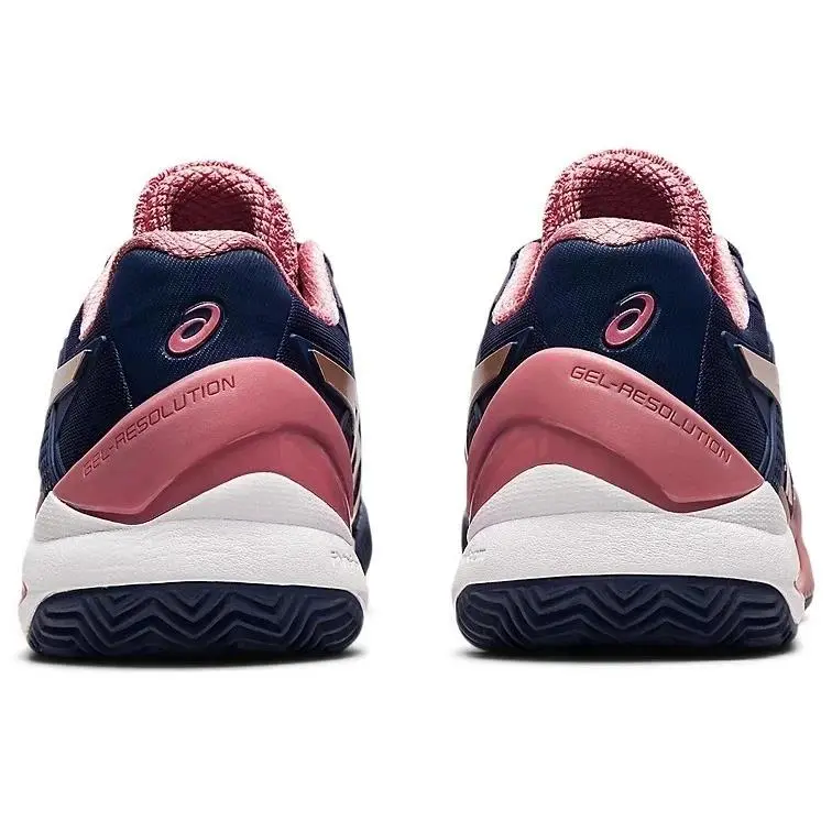 Asics shoes - ASICS Gel-Resolution 8 Clay - Clay - 1042A070-404 - Peacoat/Rose Gold 4
