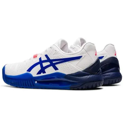 Asics shoes - ASICS Gel-Resolution 8 - 1042A097-107 - White/Lapis Lazuli Blue 1