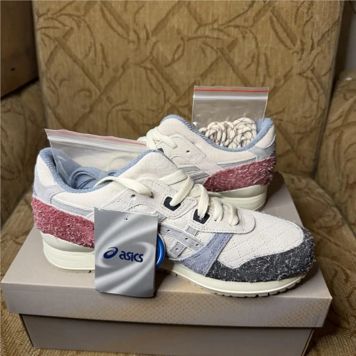 Asics shoes - Gel-Lyte 3 Remastered - Remastered - 1201a847 100 - Blue (UPC: 196074807581) 0