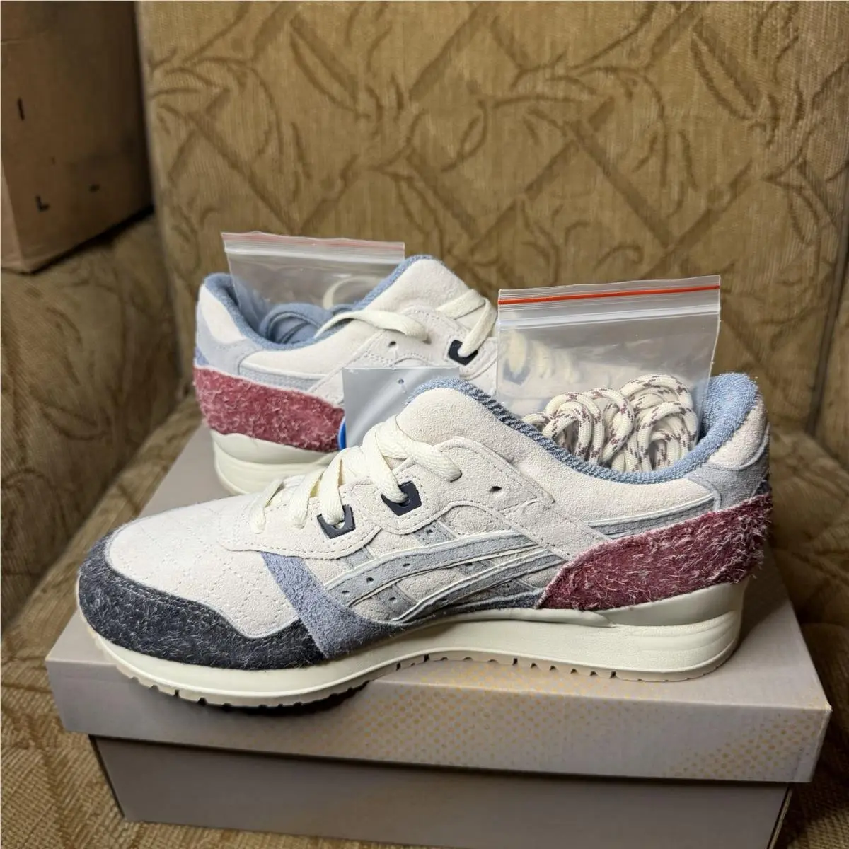 Asics shoes - Gel-Lyte 3 Remastered - Remastered - 1201a847 100 - Blue (UPC: 196074807581) 1