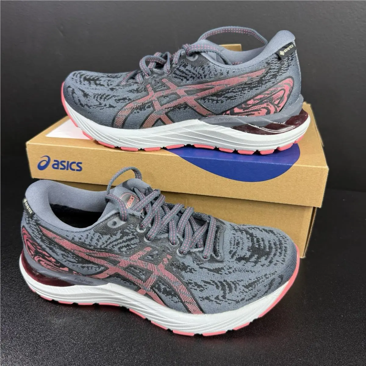 Asics shoes - ASICS Wmns Gel Cumulus 23 GTX - 1012B105-020 - Carrier Grey/Black 2