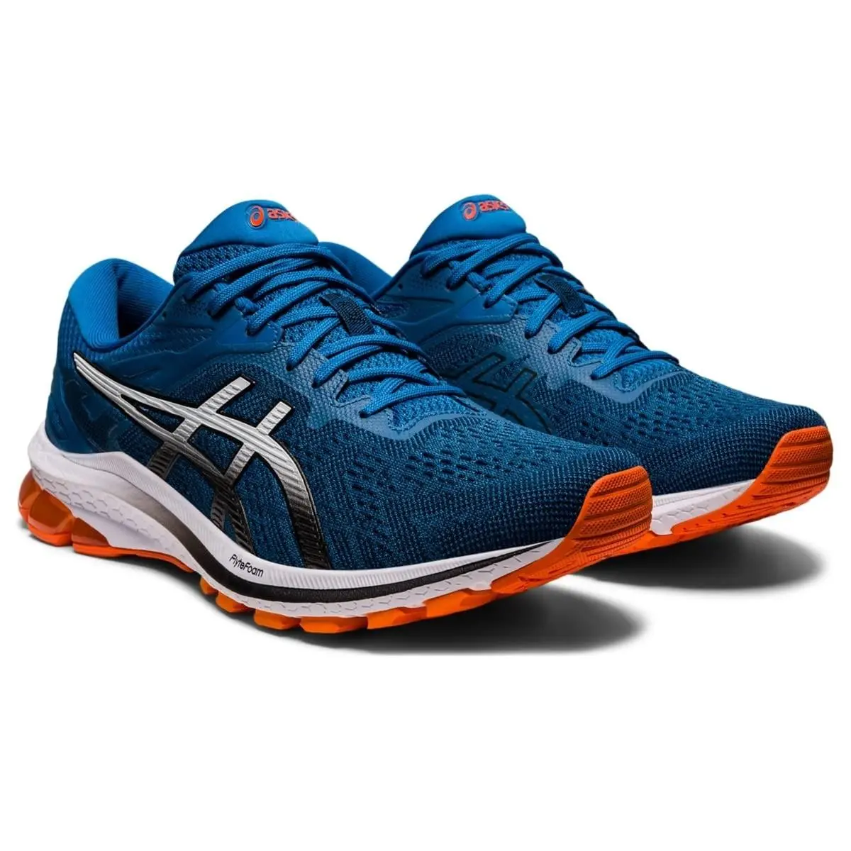 Size 10.5 - Asics Men s GT-1000 10 Running Shoes Reborn Blue/black- Wide 4E