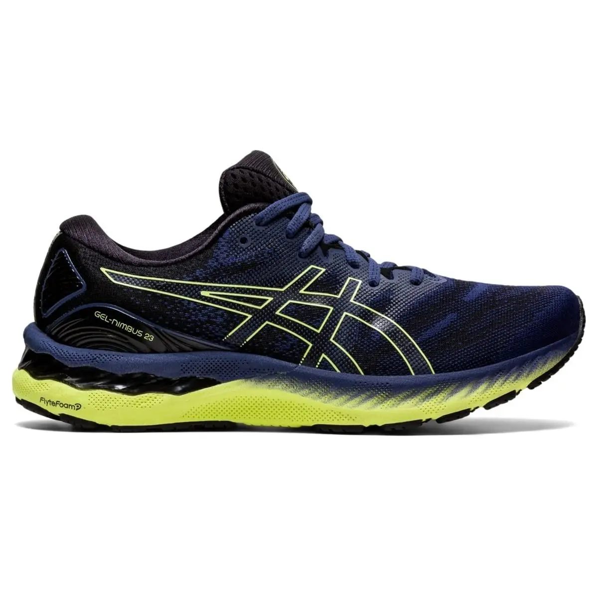 Asics shoes - ASICS Gel Nimbus - Gel Nimbus - 1011B004-407 - Thunder Blue/ Glow Yellow 2