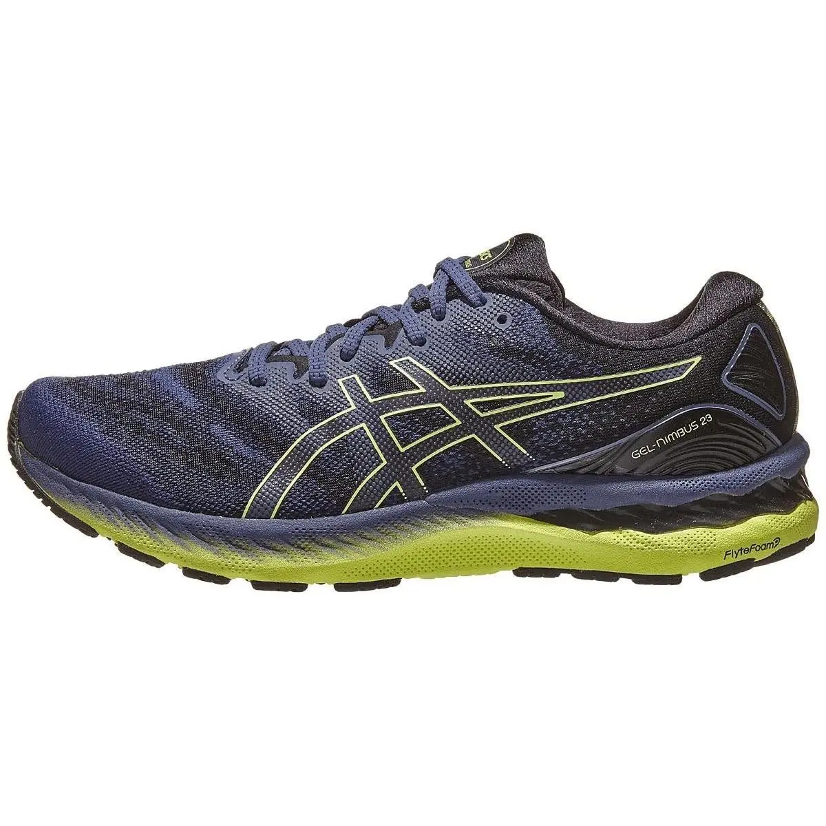 Asics shoes - ASICS Gel Nimbus - Gel Nimbus - 1011B004-407 - Thunder Blue/ Glow Yellow 7