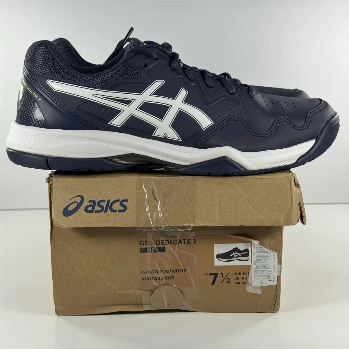 Asics shoes - ASICS GEL-Dedicate 7 - 1041A223-500 - White (UPC: 196074095094) 8