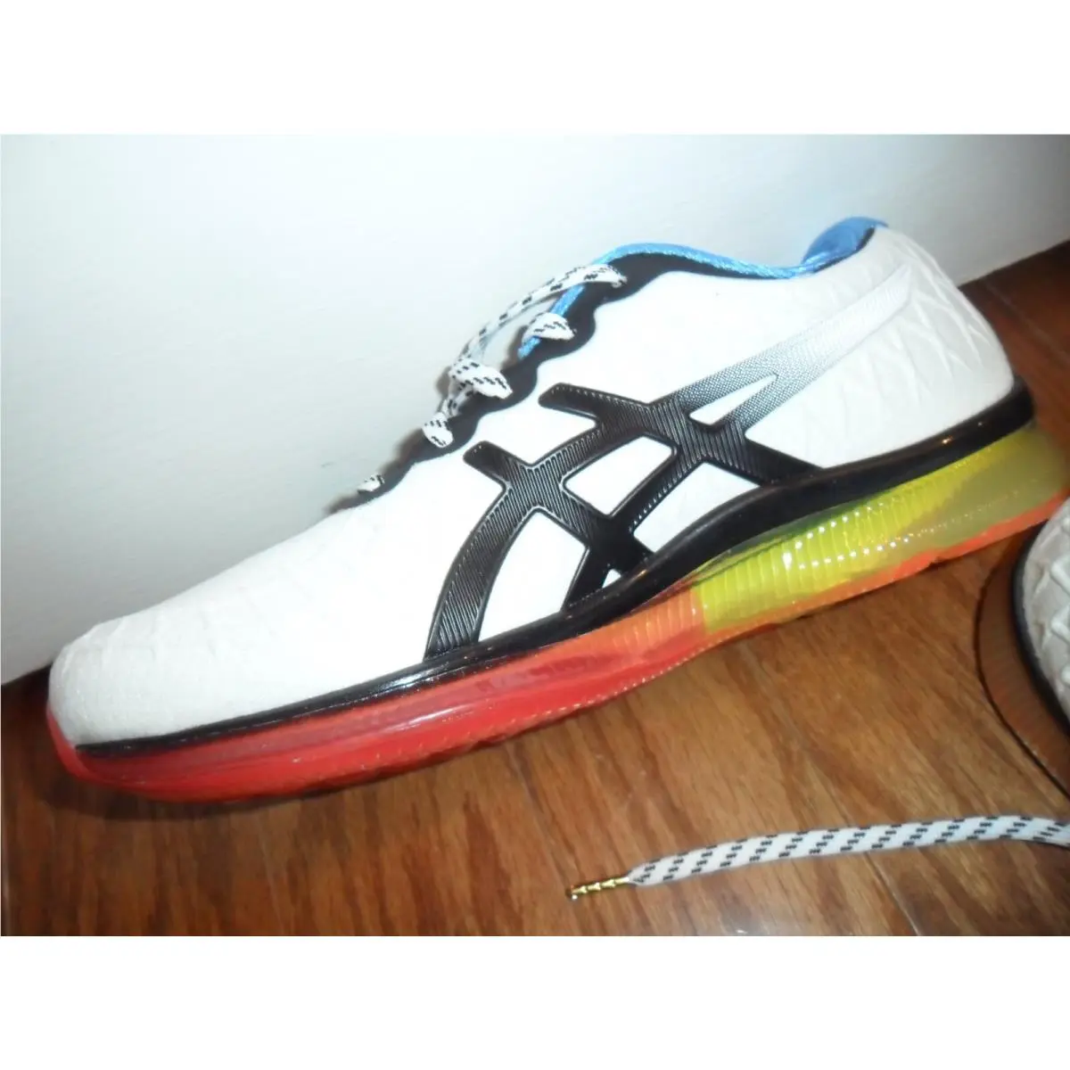 Asics shoes - ASICS GEL-QUANTUM INFINITY - INFINITY - 1022A051-100 - White/Blue Coas 6
