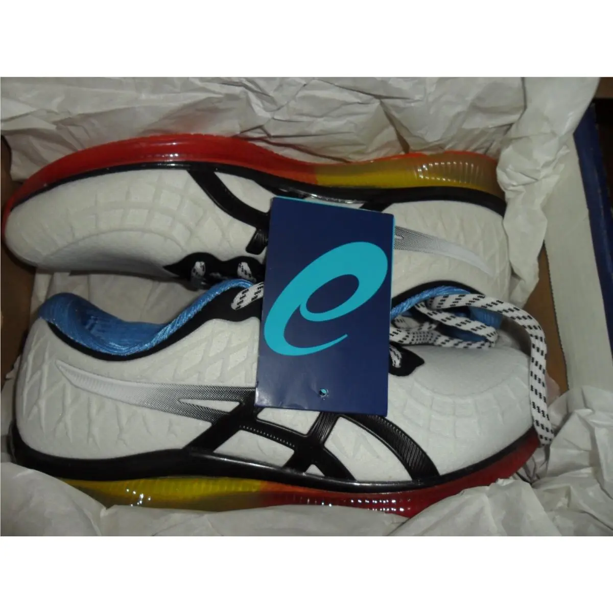 Asics shoes - ASICS GEL-QUANTUM INFINITY - INFINITY - 1022A051-100 - White/Blue Coas 7