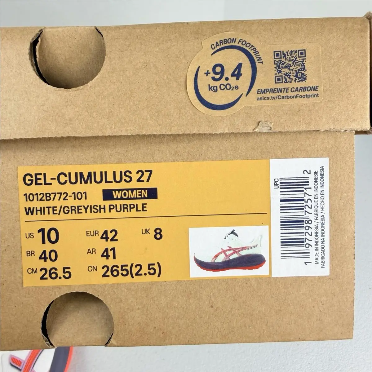 Asics shoes - ASICS Gel Cumulus 27 - Gel Cumulus - 1012B772-101 - White (UPC: 197298725729) 8