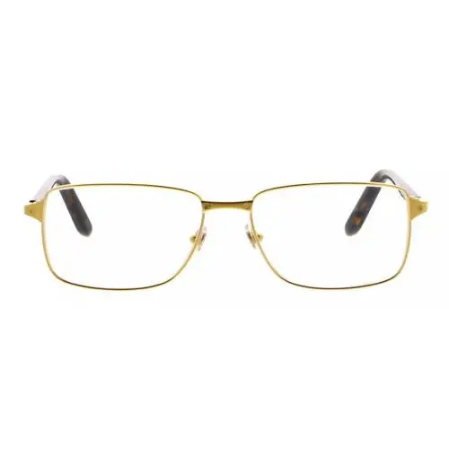 Cartier CT0040O 003 55mm Gold Santos Square Eyeglasses Frames France