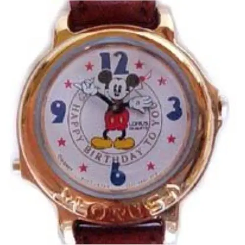 Mickey Mouse Watch Lorus Musical Happy Birthday