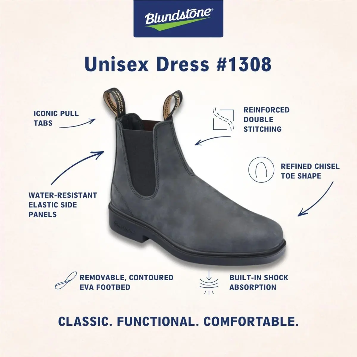 Blundstone shoes - Blundstone 1308 Dress Chelsea - Dress Chelsea - Black 1
