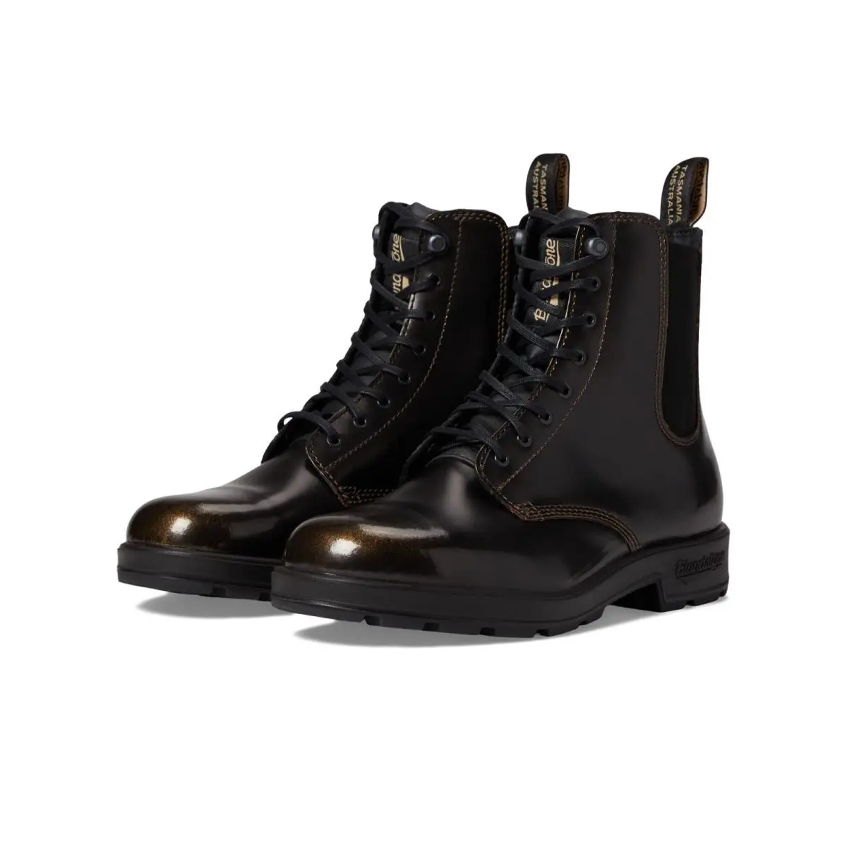 Blundstone Lace-up Gore Boots Gold Brush Women`s US 7 Waterproof