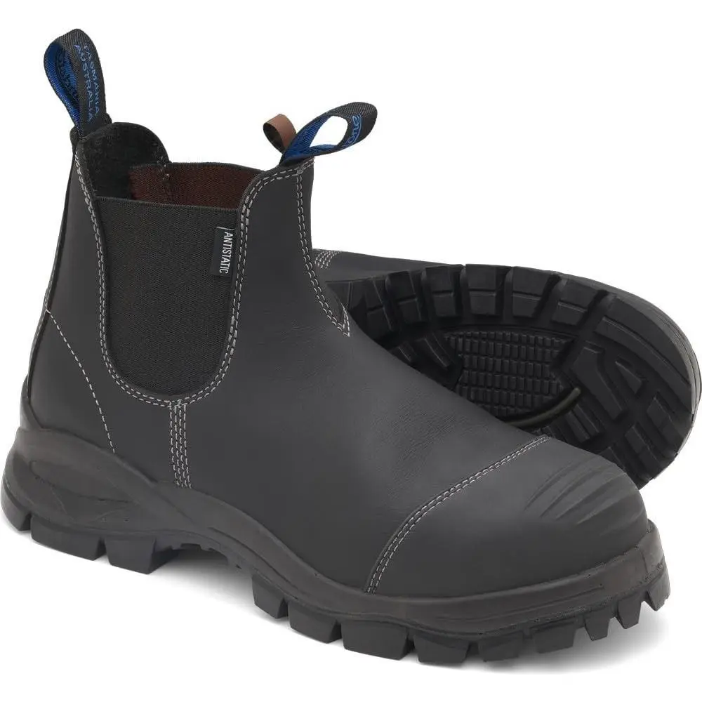 Blundstone 910 Black Chelsea Boots - Men`s 10 M - Leather