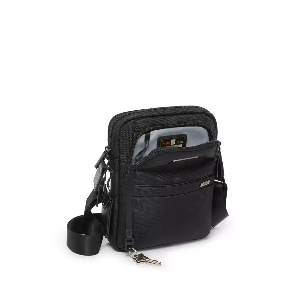 Tumi Medium Crossbody Bag 2203110D4 Black Ballistic Nylon Travel Edc