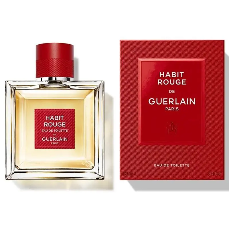 Guerlain Habit Rouge Edt Spray 3.3 oz / 100 ml