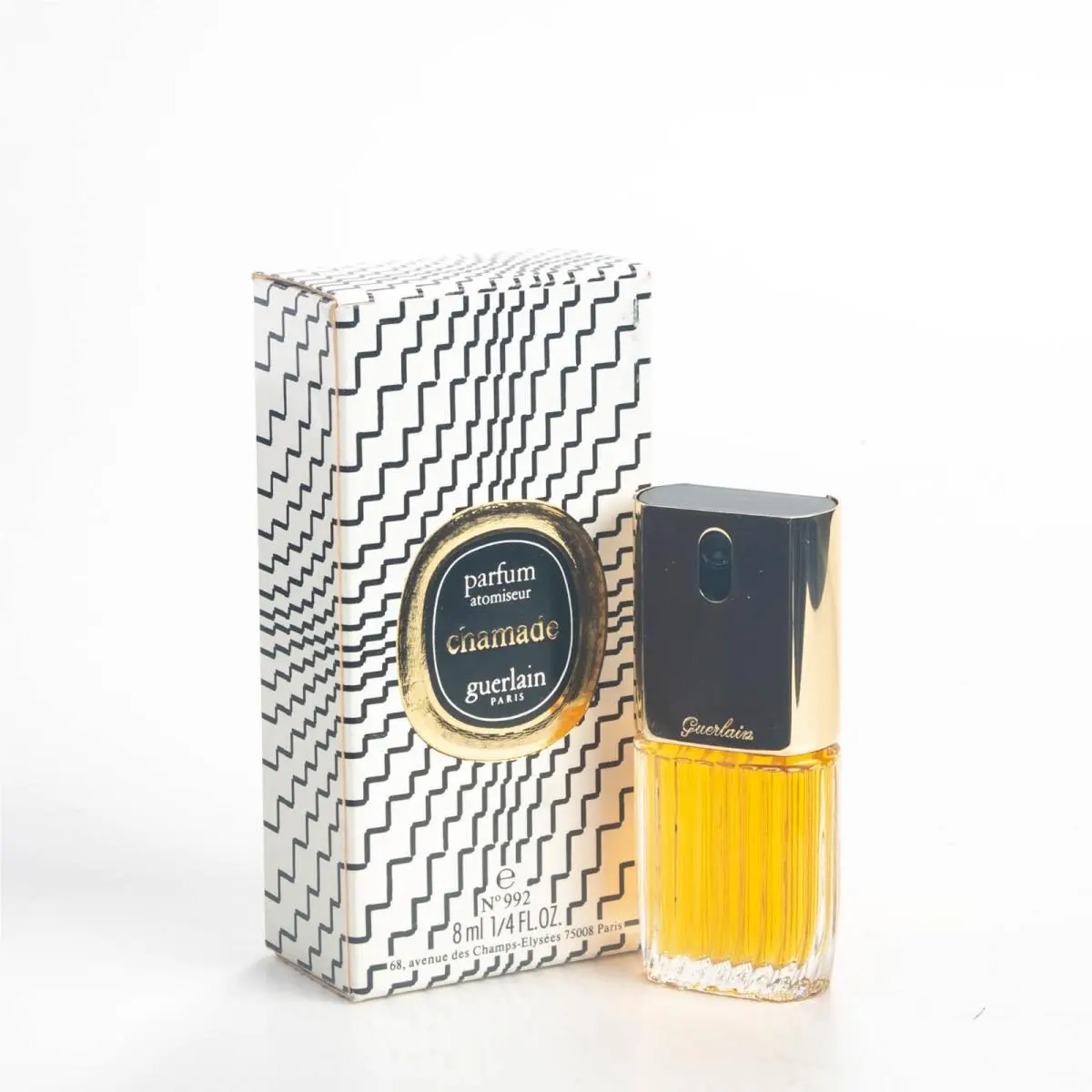 Guerlain Chamade Parfum Extrait 8ml Purse Spray Vintage Womens Perfume