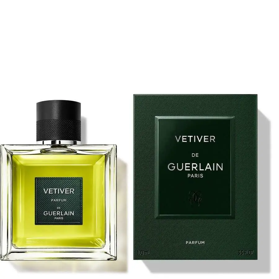 Guerlain Men`s Vetiver Parfum Parfum 3.3 oz Fragrances 3346470305236