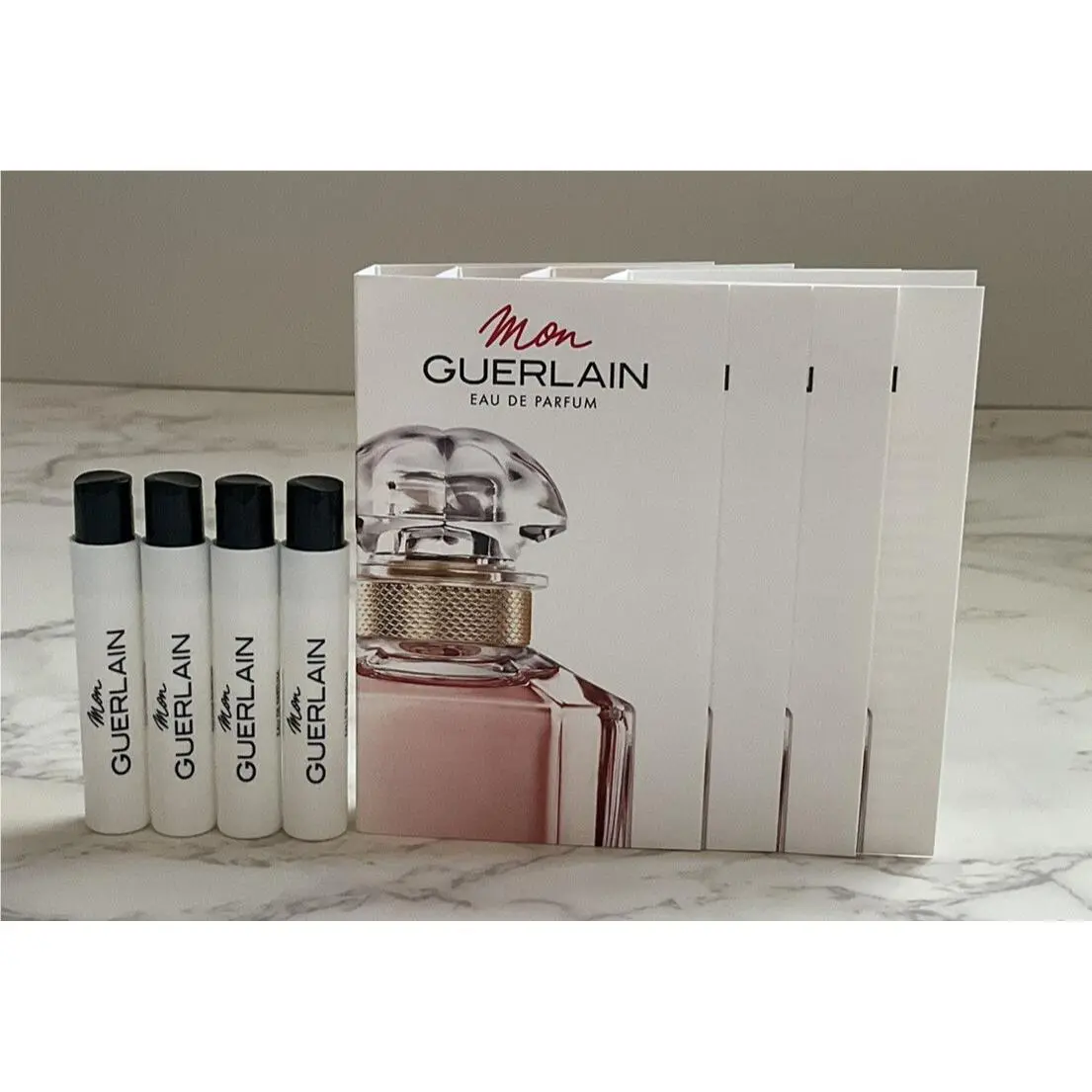 4x Guerlain Mon Edp 0.7ml/.02fl oz Perfume Spray Sample Vial