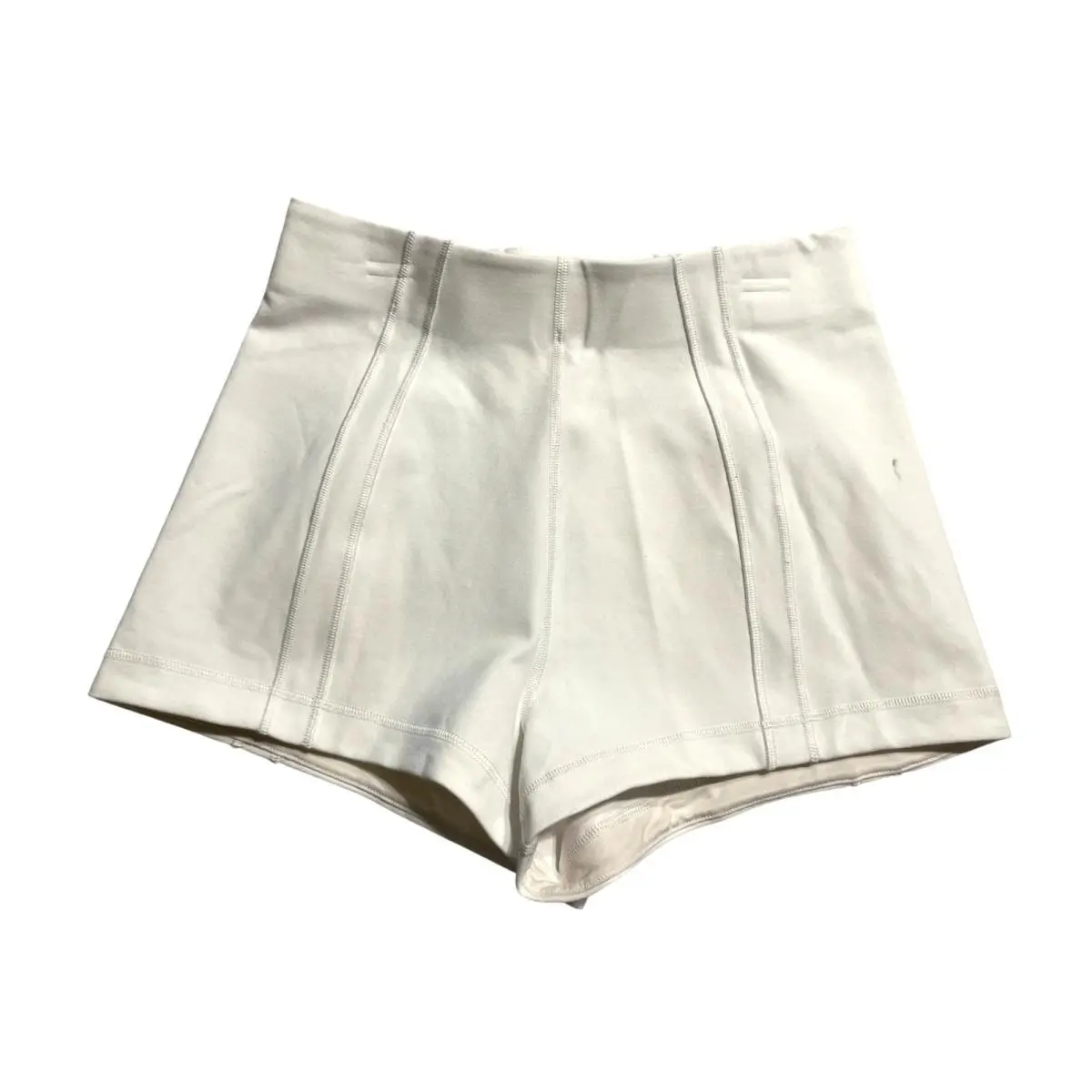 Lululemon Define Micro Short Luon White XS