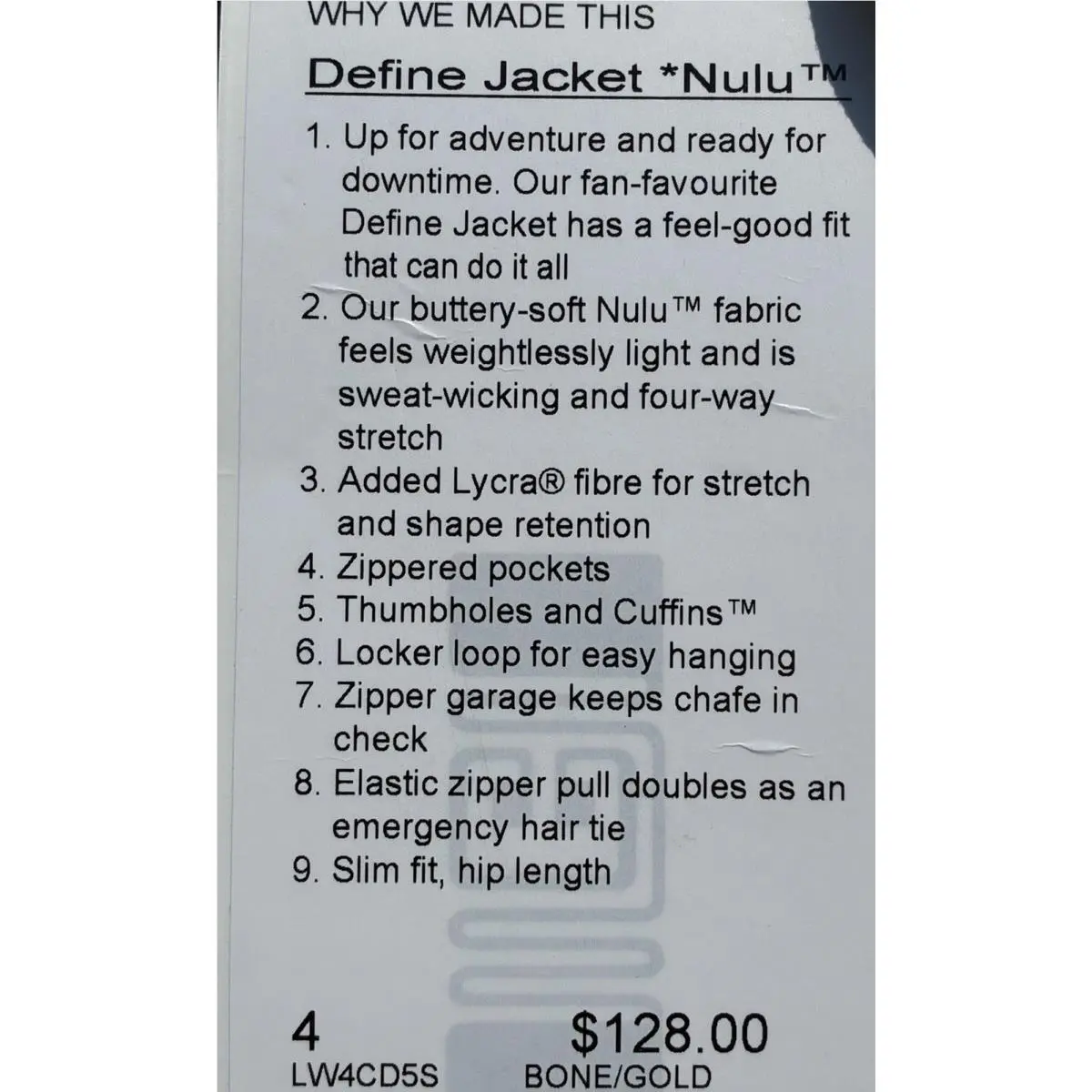 Lululemon clothing - Lululemon Define Jacket Nulu™ - Define Jacket - Gold 6