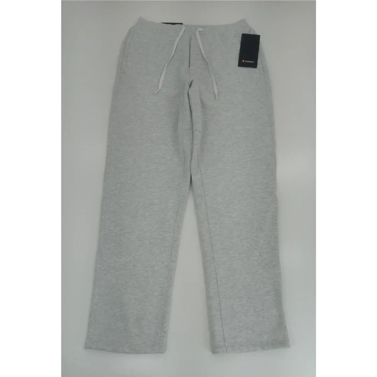 Lululemon Steady State Classic Fit Men`s Fleece Sweat Pant Light Gray Size M