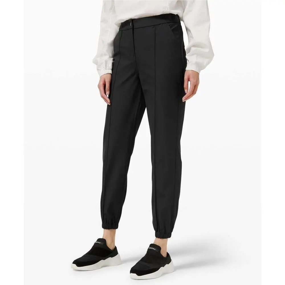 Lululemon Warpstreme HR 7/8 Jogger Black Pants Trousers Size 30 Warp Stretch